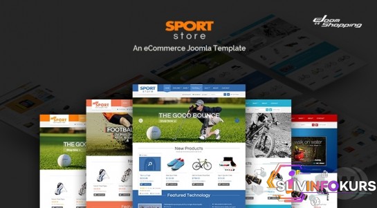 скачать бесплатно [Smartaddons] SJ Sport Store v3.9.6 - шаблон спортивного магазина Joomla