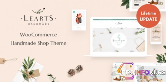 скачать бесплатно [Themeforest] LeArts - Handmade Shop WooCommerce WordPress Theme (2021)