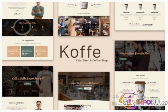 скачать бесплатно [Themeforest] Koffe - Cafe & Coffee Shop Template Kit