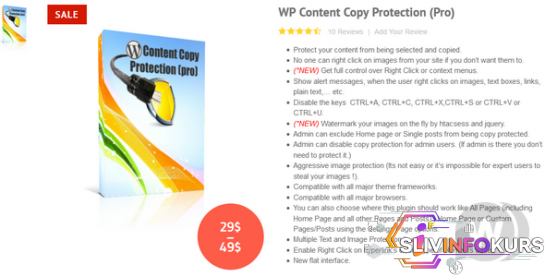 скачать бесплатно [Wp-buy] WP Content Copy Protection Pro v9.8 - защита от копирования WordPress