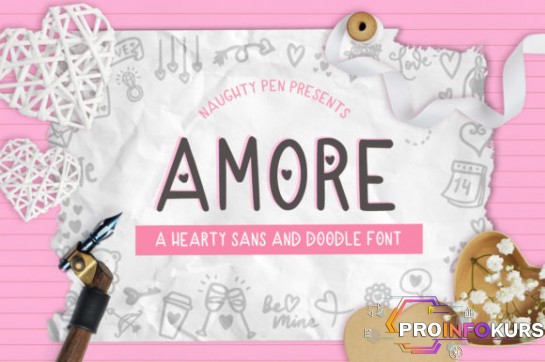 скачать бесплатно [Creativefabrica] La Amore Font (2022)