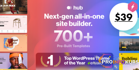 скачать бесплатно [Themeforest] Hub - Responsive Multi-Purpose WordPress Theme (2021)