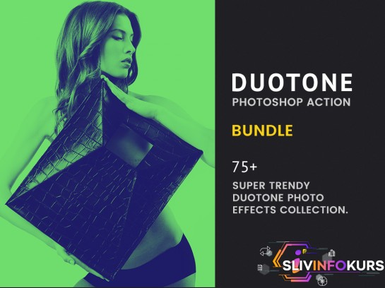 скачать бесплатно Duotone Photoshop Actions (2015)