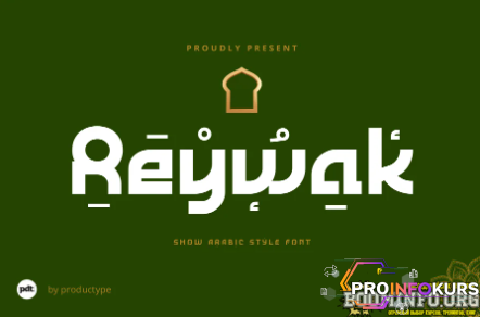 скачать бесплатно [Creativemarket] Reywak Font (2022)
