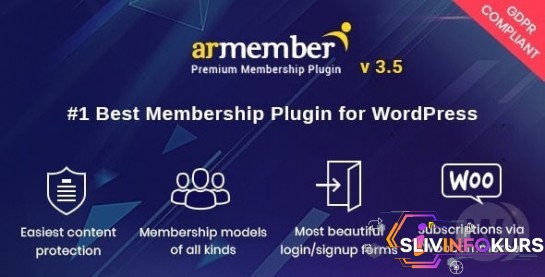 скачать бесплатно [Codecanyon] ARMember v4.1 NULLED – плагин членства WordPress