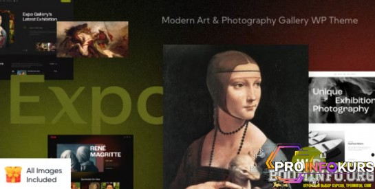 скачать бесплатно Expo - Modern Art & Photography Gallery WordPress Theme