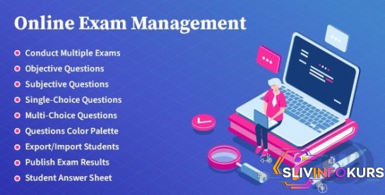 скачать бесплатно [CodeCanyon] Online Exam Management v2.1 NULLED - плагин онлайн-экзаменов WordPress