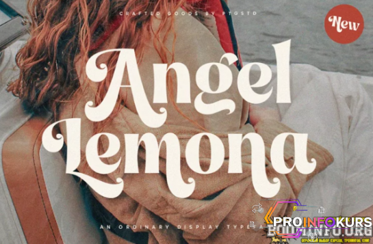 скачать бесплатно [Fontbundles] Angel Lemona (2022)