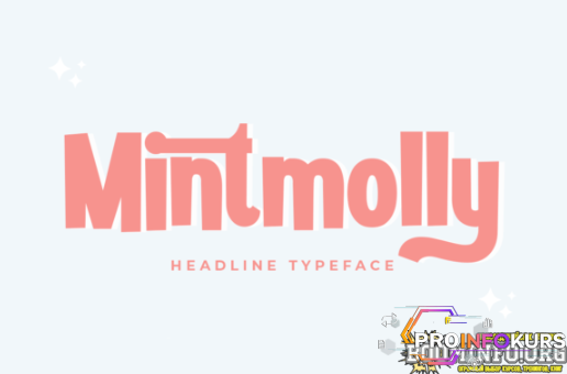 скачать бесплатно [Creativefabrica] Mintmolly Font (2022)