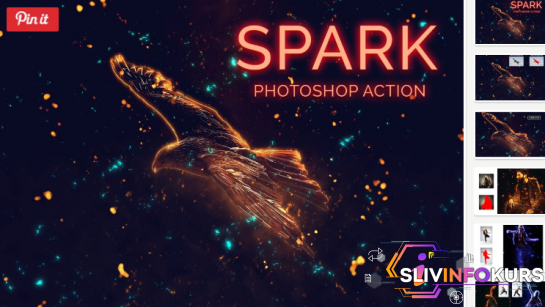 скачать бесплатно Spark Photoshop Action (2018)