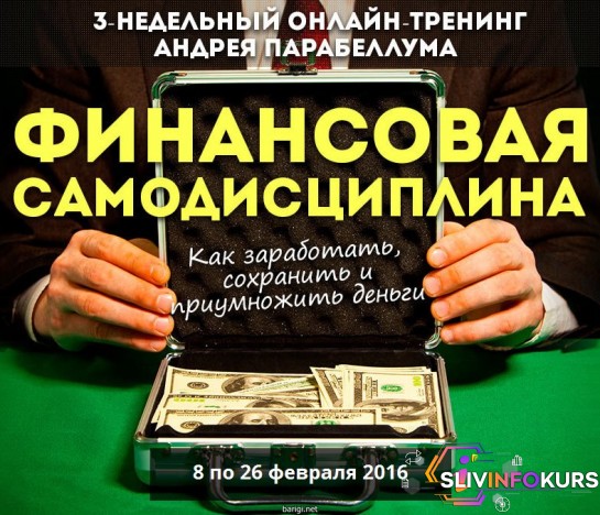 скачать бесплатно Финансовая Самодисциплина - Андрей Парабеллум (8 февраля 2016)